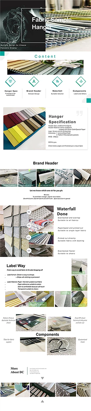Fabric Sample Hanger Instruction20210929080805001 Fabric Sample Hanger Instruction20210929080805001