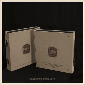 Materiałowa okładka książki