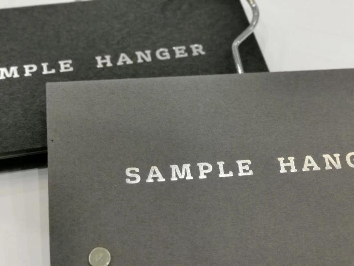 Customized Sample Hanger